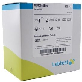 HEMOGLOBINA REF. 43 400 TESTES LABTEST