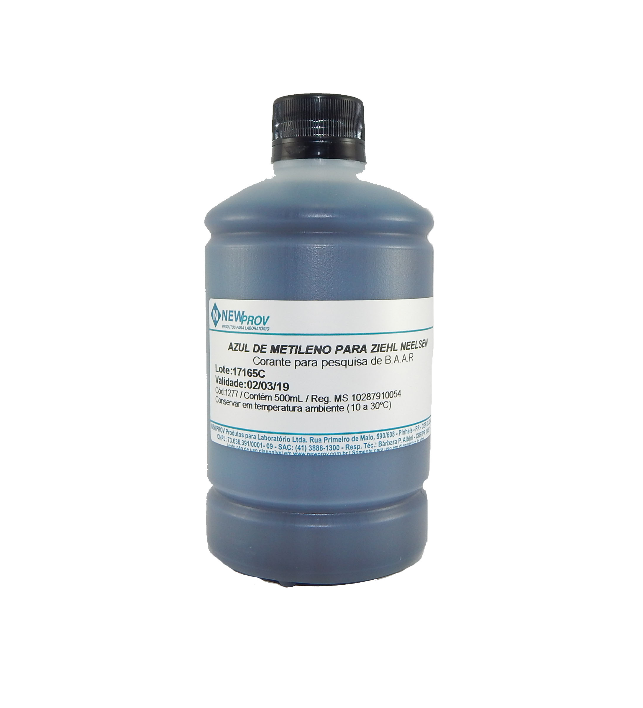 azul de metileno alcalino 500 ml. qca