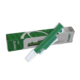 ASPIRADOR PARA PIPETAS DE 5 ml E 10ml COR VERDE