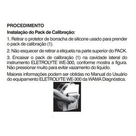 PACK CALIBRACAO ELETROLITO 834001-B WAMA