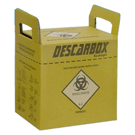 COLETOR PERFUROCORTANTE 03 LTS ECOLOGIC AMARELO CX/20 DESCARBOX