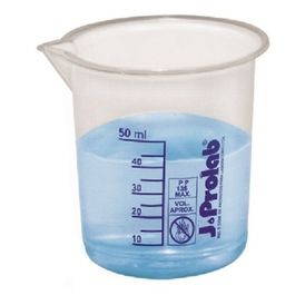 BECKER PLASTICO GRADUADO 50 ML J PROLAB