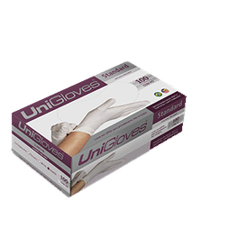LUVAS LATEX PROCEDIMENTO MEDIA COM PO CX/100 UNIGLOVE