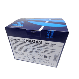 CHAGAS HEMAGLUTINACAO 96 TESTES WAMA