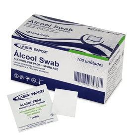 ALCOOL SWAB SACHE C/100 LABOR IMPORT
