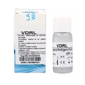 VDRL PRONTO USO 5 ml SEM CONTROLE 55250-F 250 TESTES WAMA