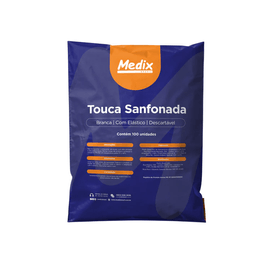 TOUCA SANFONADA COM ELASTICO CX/100 MEDIX