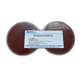 AGAR SANGUE (CHOCOLATE) 90X15 PACOTE C/10 NEWPROV