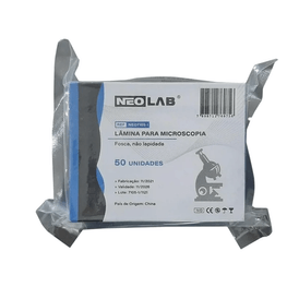 LAMINA FOSCA NAO LAPIDADA 26X76 50 pc NEOLAB IMPORT