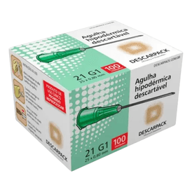 AGULHA DESCARTAVEL 25 x 8 CX/100 DESCARPACK