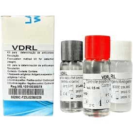 VDRL PRONTO USO 5 ml  COM CONTROLE 55250C-F 250 TESTES WAMA