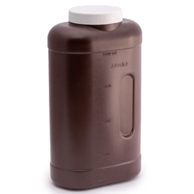 COLETOR URINA 24 HORAS 2 LITROS AMBAR TAMPA BRANCA J PROLAB